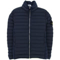 Stone Island Loom Woven Down Chambers Jacket Navy V0020