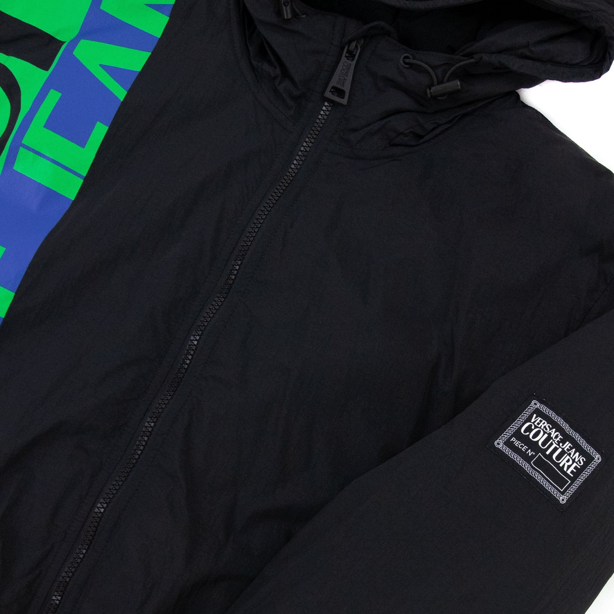 Versace Jeans Couture Logo Accent Jacket Black