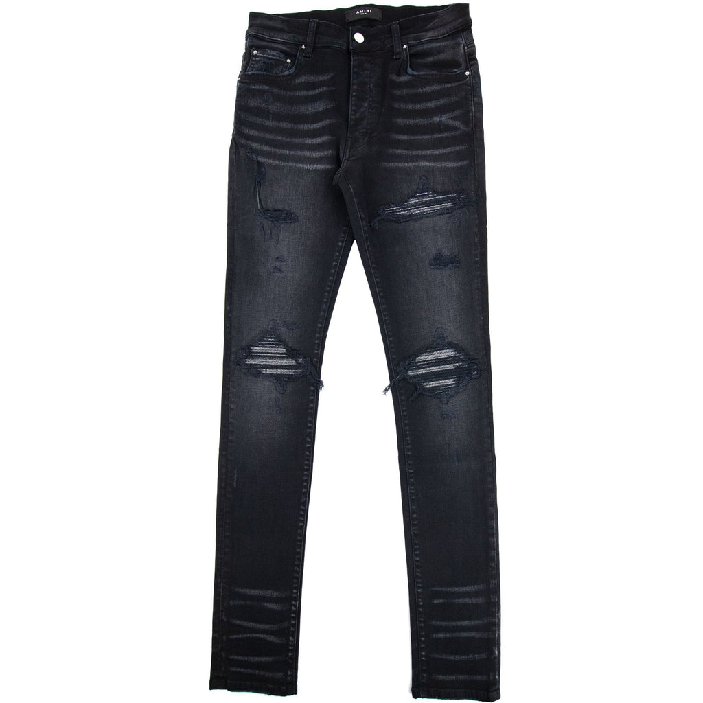 Amiri Mx1 Iridescent Jean Black