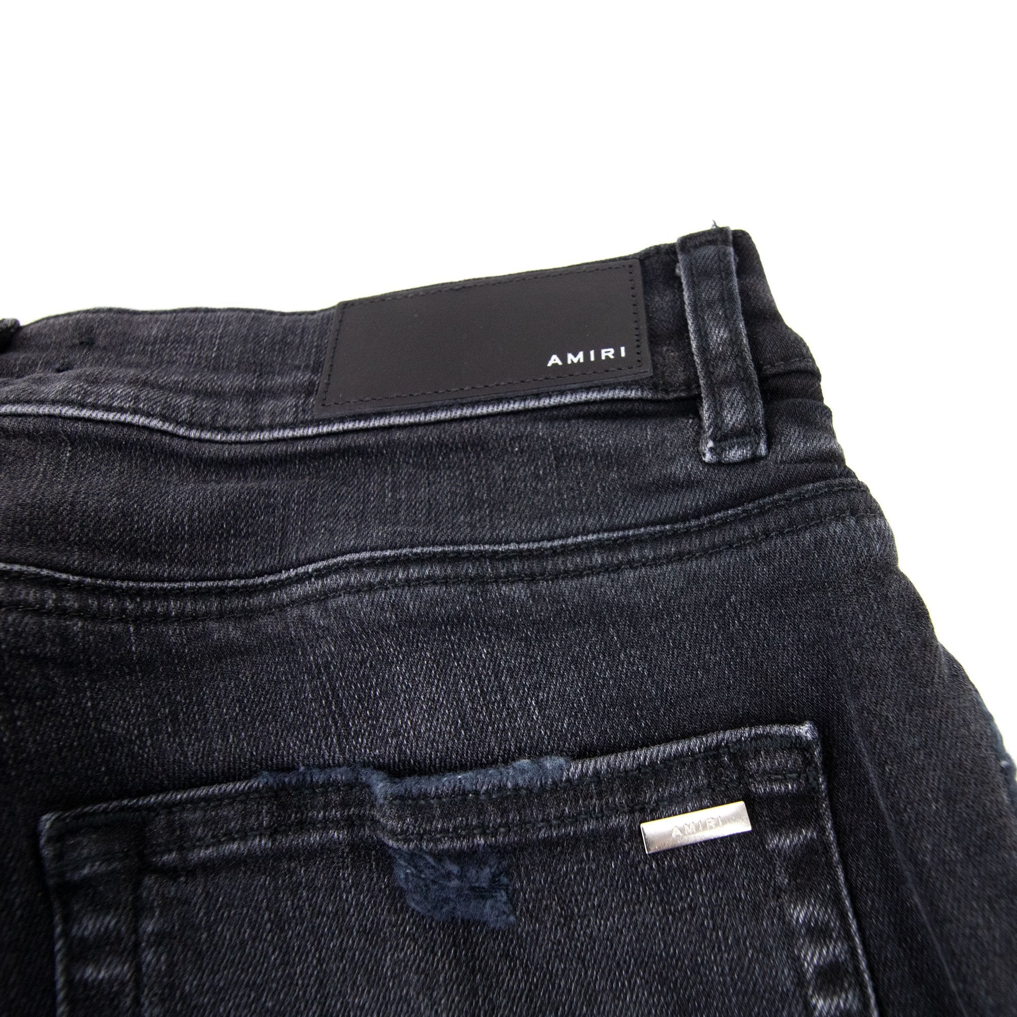 Amiri Mx1 Iridescent Jean Black