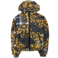 Versace Jeans Couture Baroque Reversible Padded Jacket Black