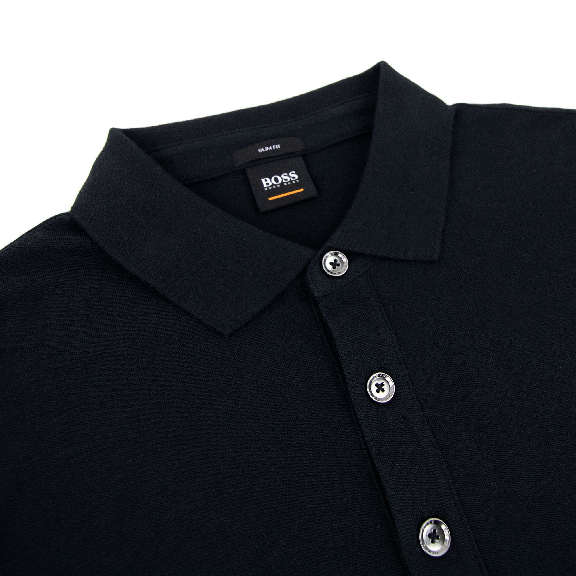Hugo Boss Passenger Slim Fit Patch Polo Black 001