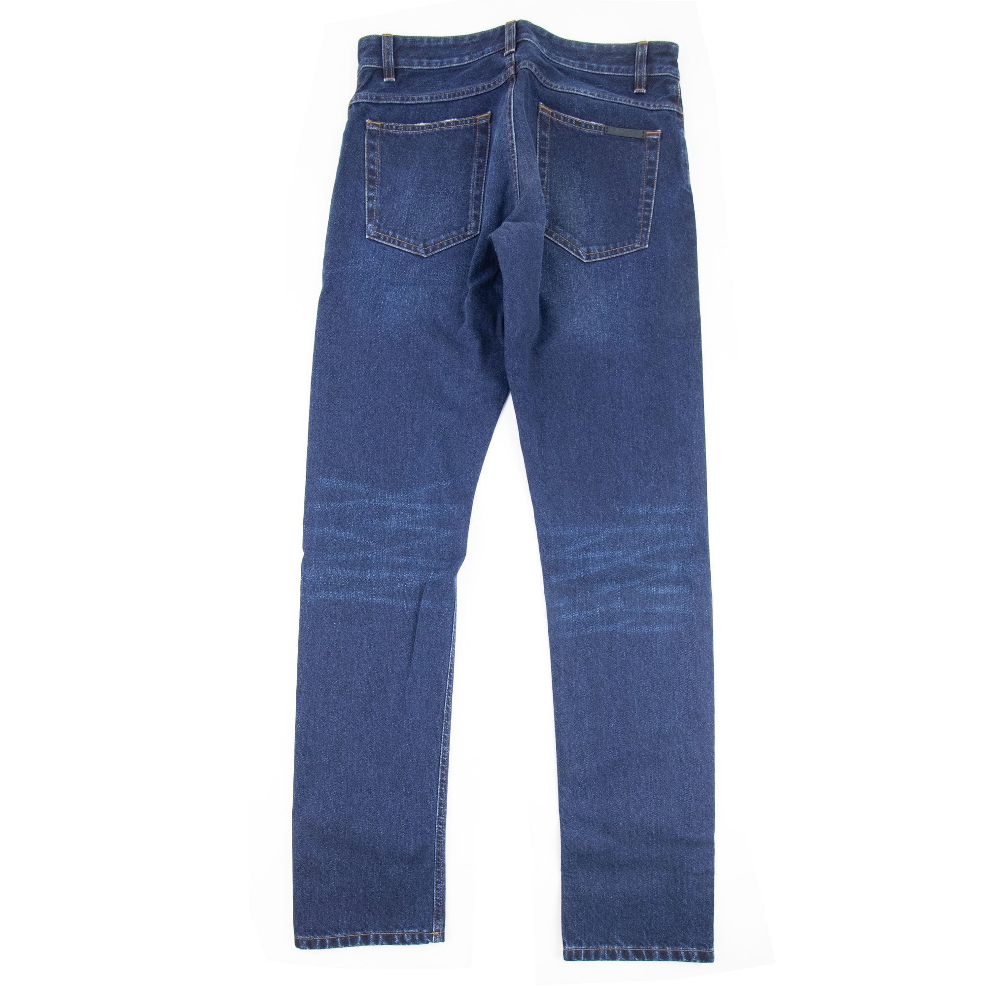 Dolce & Gabbana Classic 18 Rubber Logo Jeans Blue