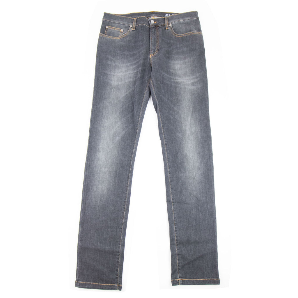 Versace Collection Medusa Slim Fit Jeans Dark Grey