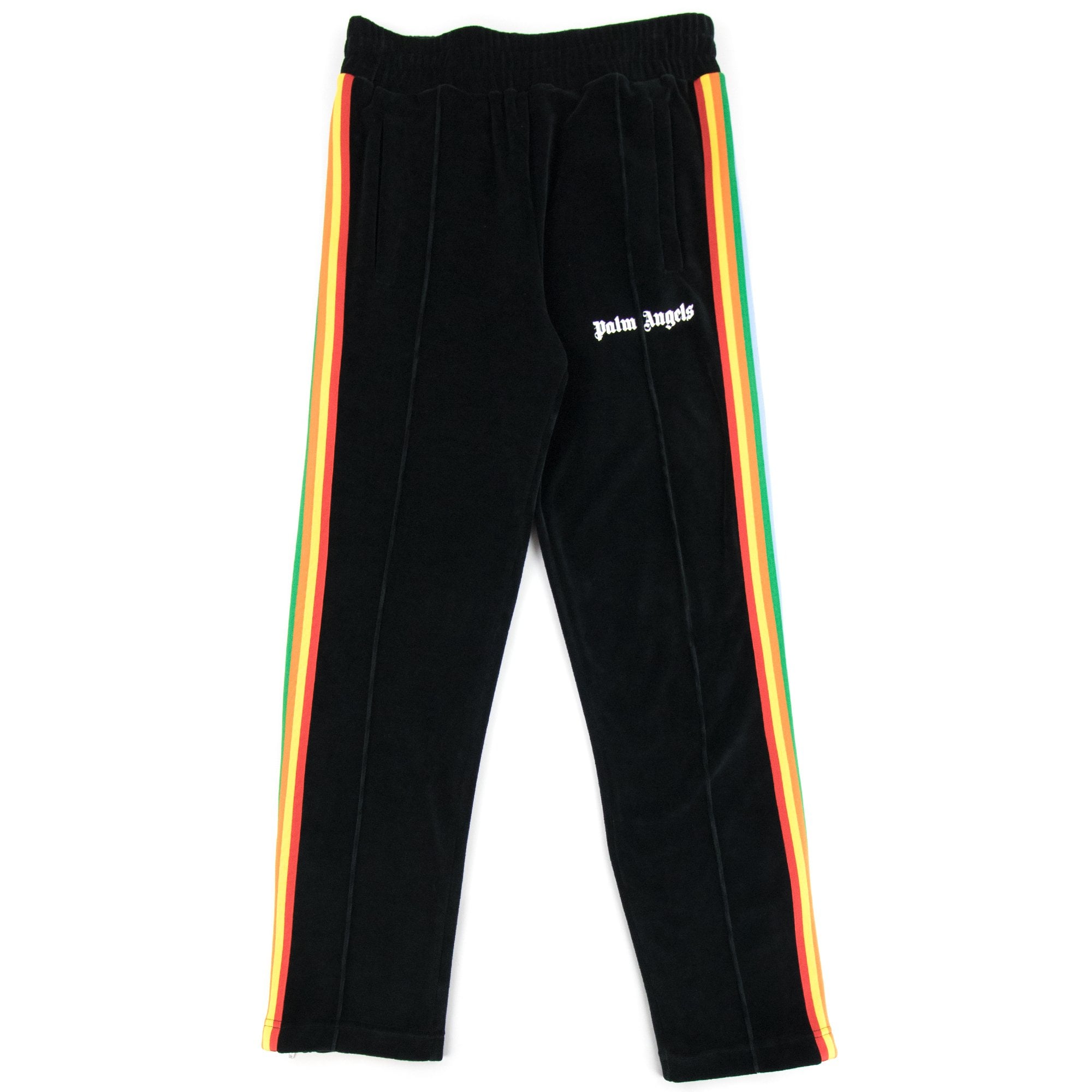 ジャージ Palm Angels RAINBOW TRACK PANTS Palm Angels Rainbow Track Pants Black/multi | ONU – Onu
