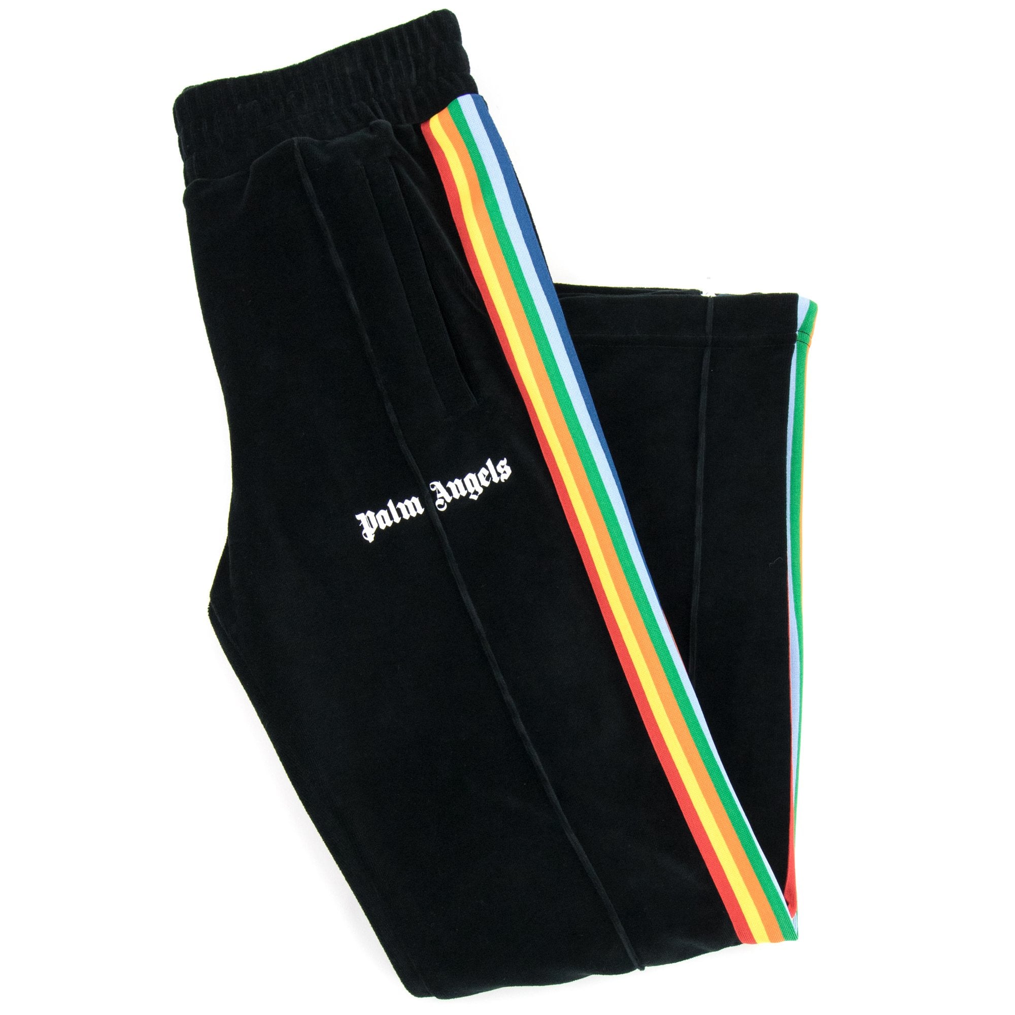 Palm Angels Rainbow Track Pants Black/multi | ONU – Onu