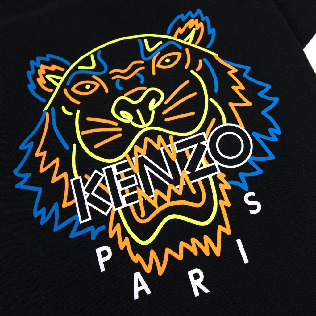 Kenzo Neon Tiger T-shirt Black