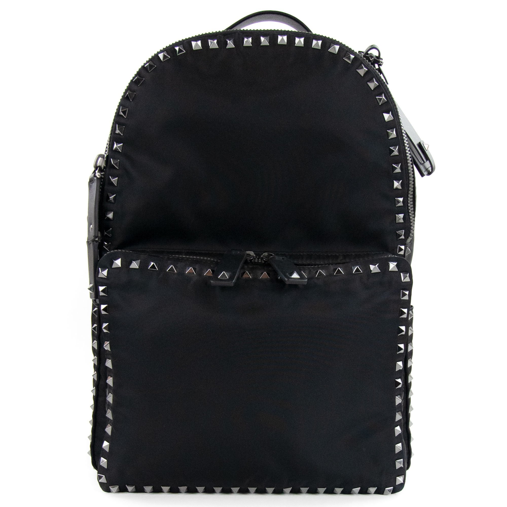 Valentino Studded Backpack Black 0NO