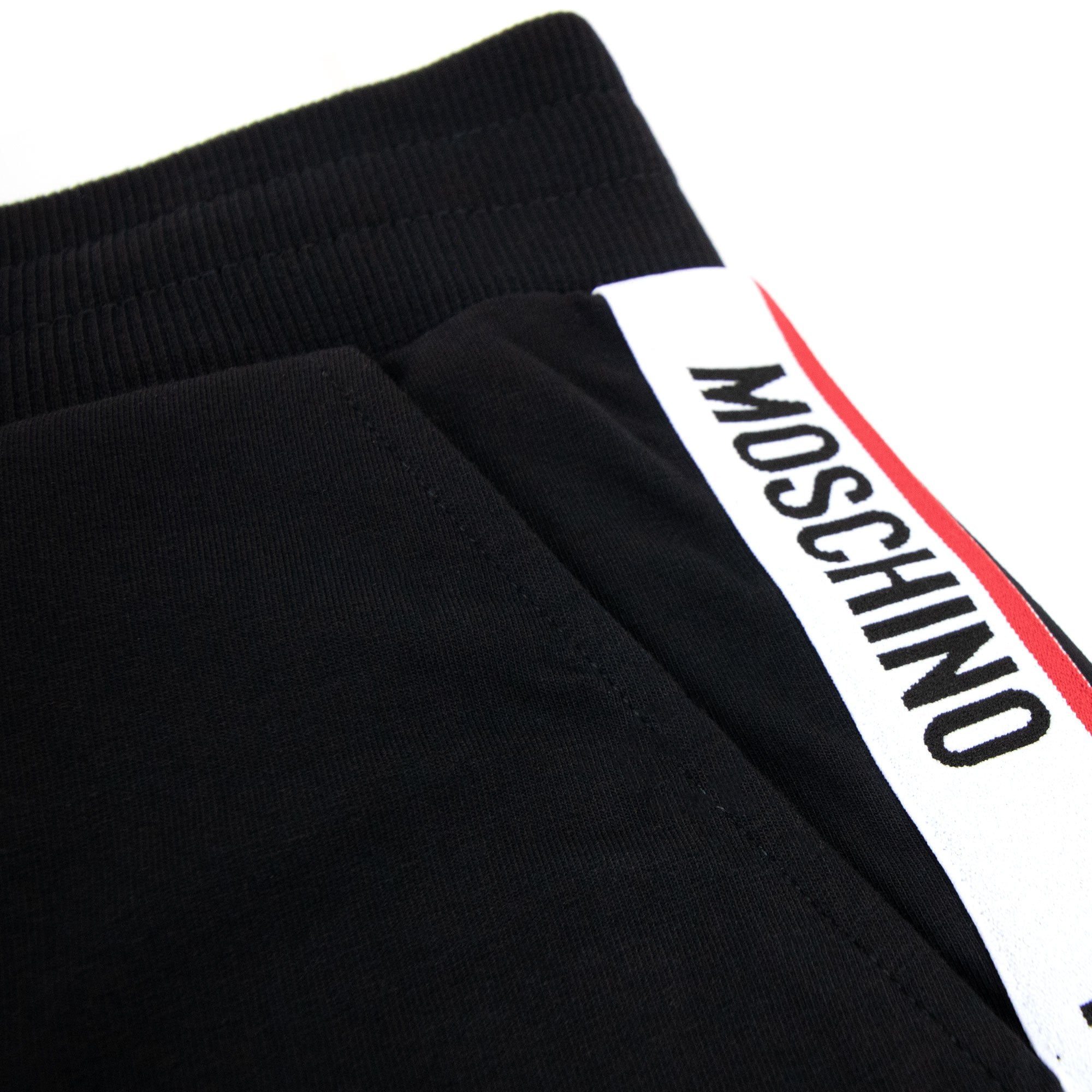 Moschino Underwear Full Tape Track Pants Black 0555