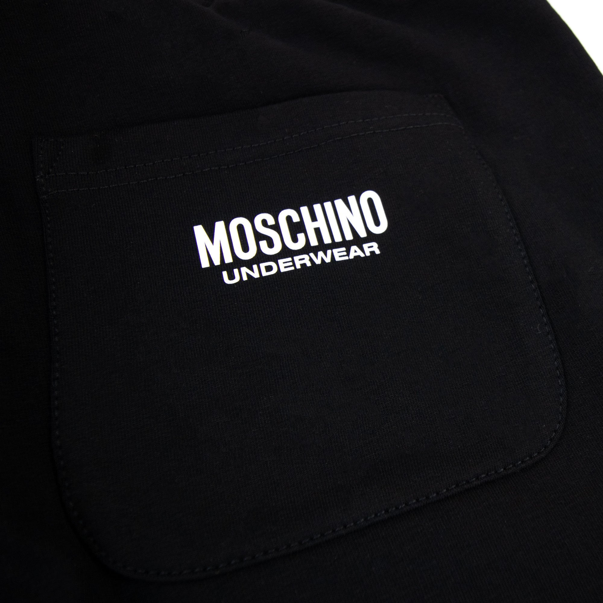 Moschino Underwear Full Tape Track Pants Black 0555