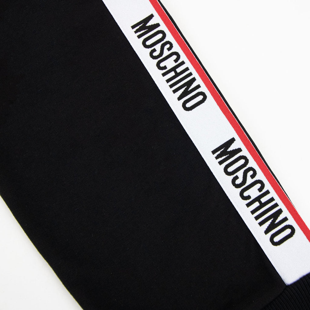 Moschino Underwear Full Tape Track Pants Black 0555