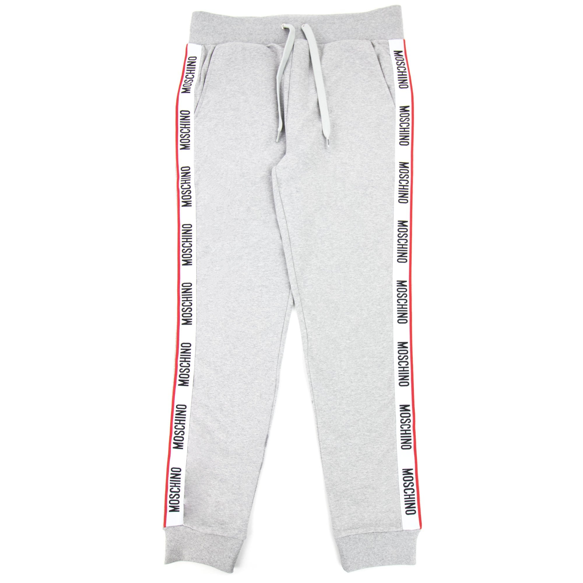 Moschino Underwear Full Tape Track Pants Grey 0489