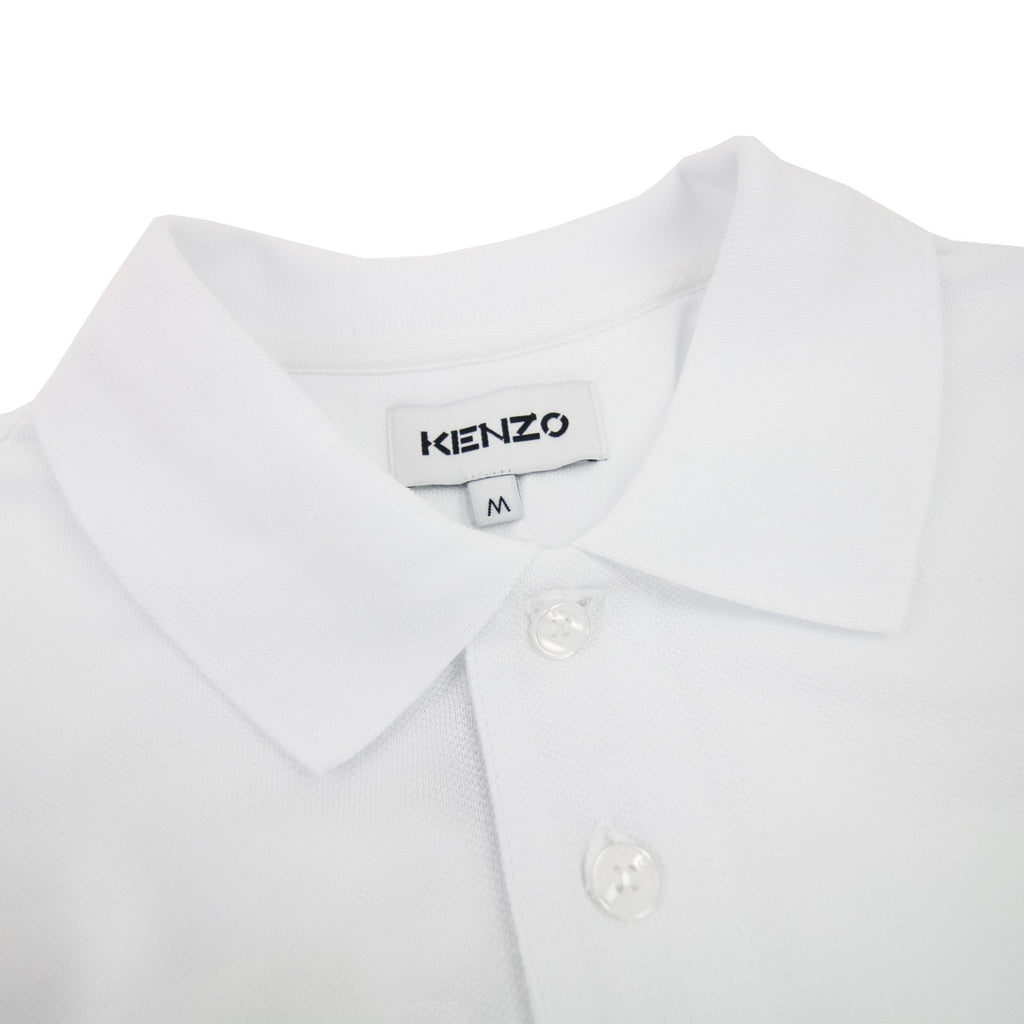 Kenzo Tiger Crest Polo White