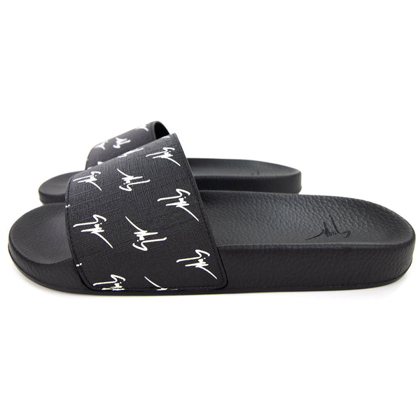 Giuseppe Zanotti Burel 10 Logo Sliders Nero/bianco – Onu display picture 1