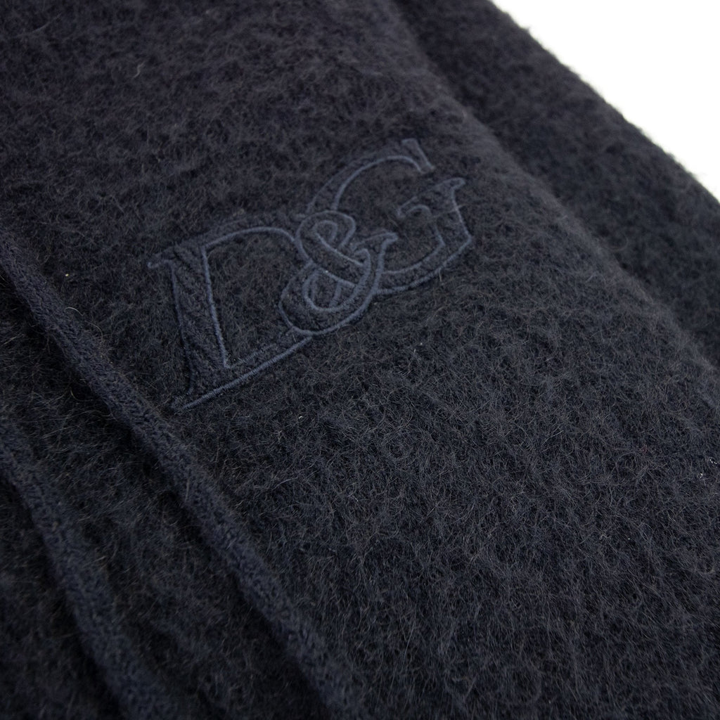 Dolce & Gabbana Removable Padded Lining Hoodied Sweatshirt Dark Navy