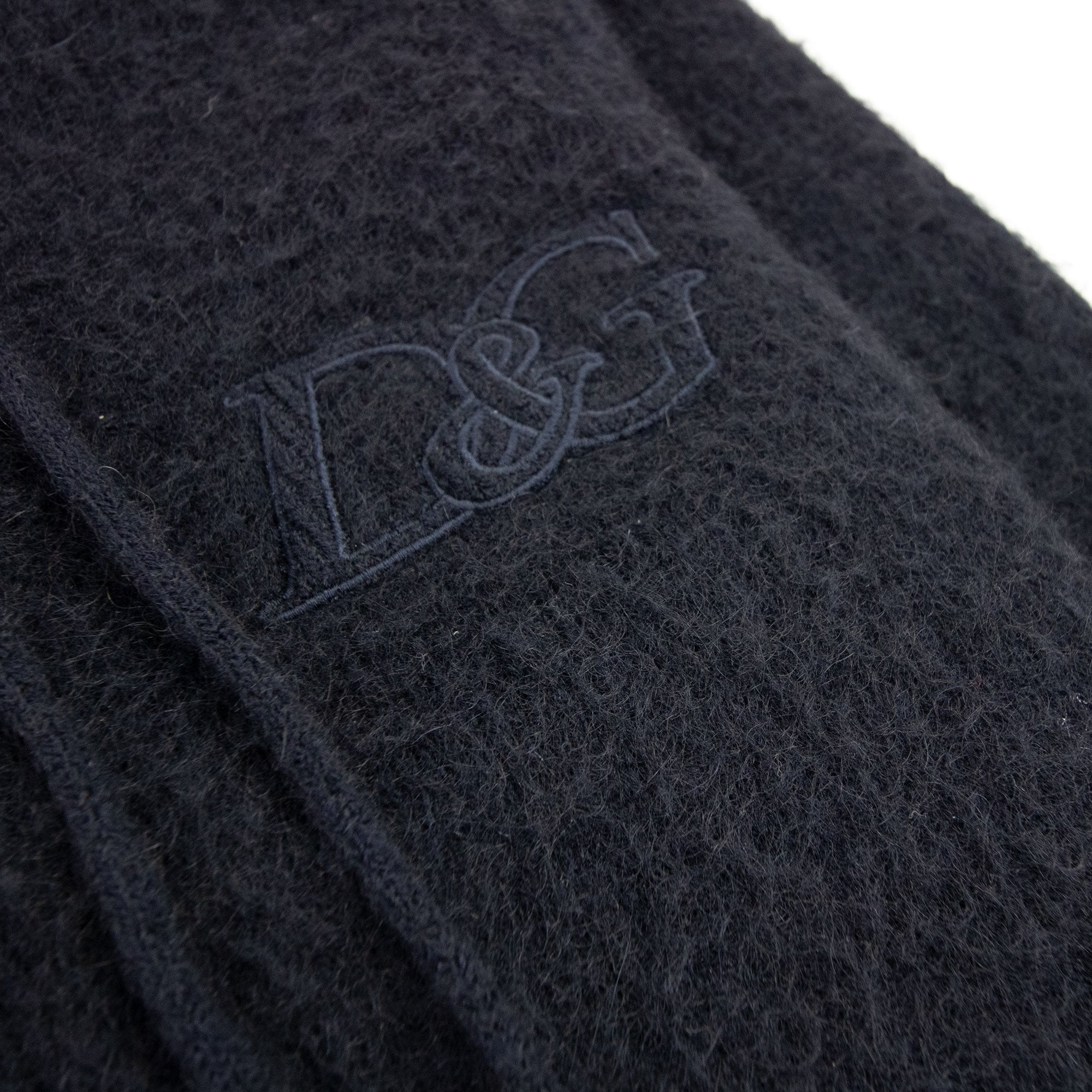 Dolce & Gabbana Removable Padded Lining Hoodied Sweatshirt Dark Navy