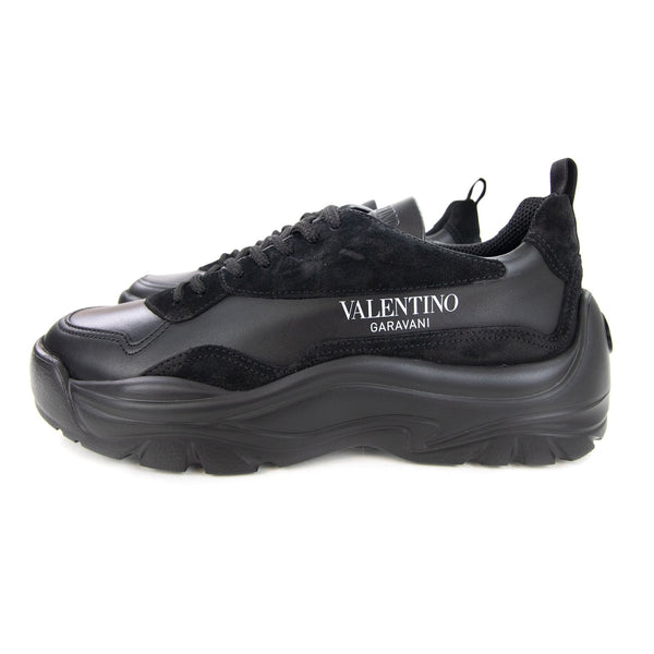 Valentino Gumboy Calfskin Sneakers Black N01 – Onu