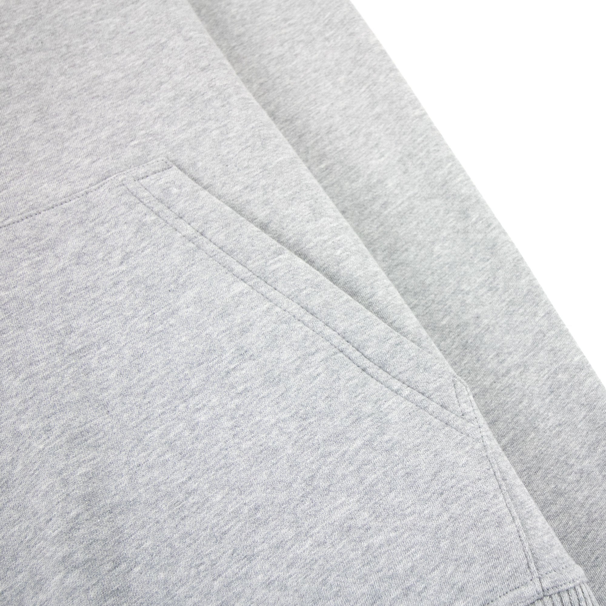 Burberry Check Hood Cotton Blend Hoodie Grey