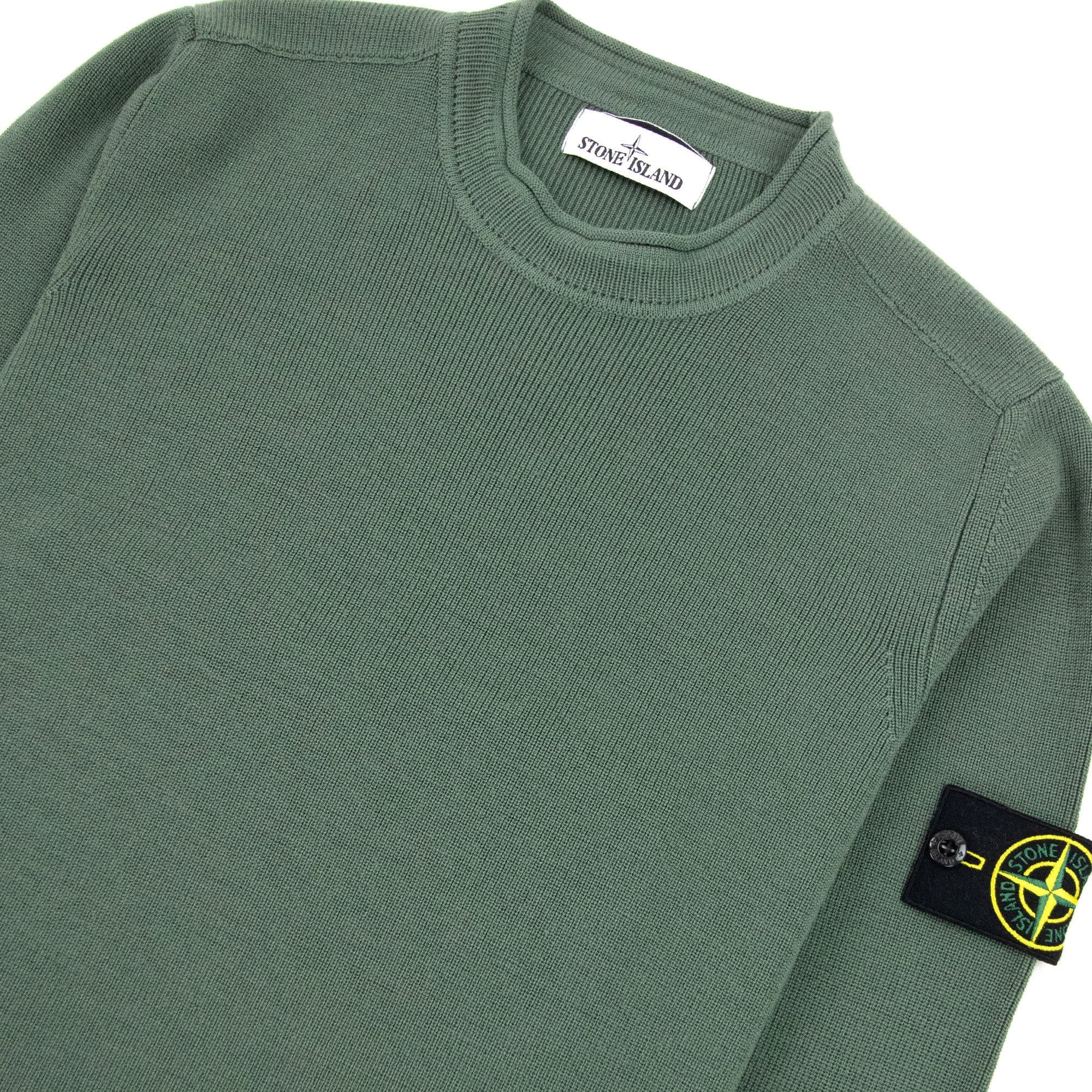 Stone Island 560c2 Classic Wool Knit Green V0055 | ONU – Onu