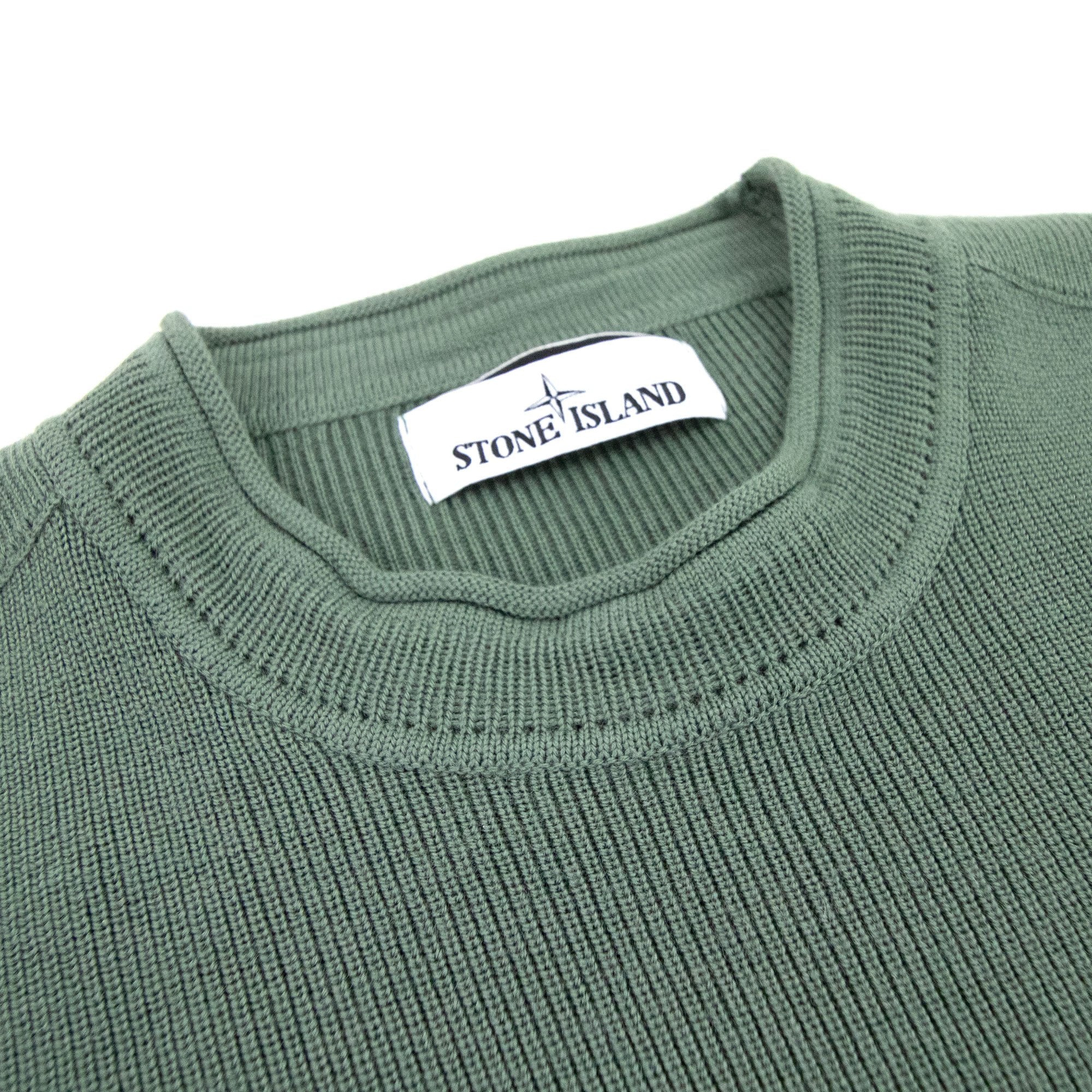 Stone Island 560c2 Classic Wool Knit Green V0055 | ONU – Onu