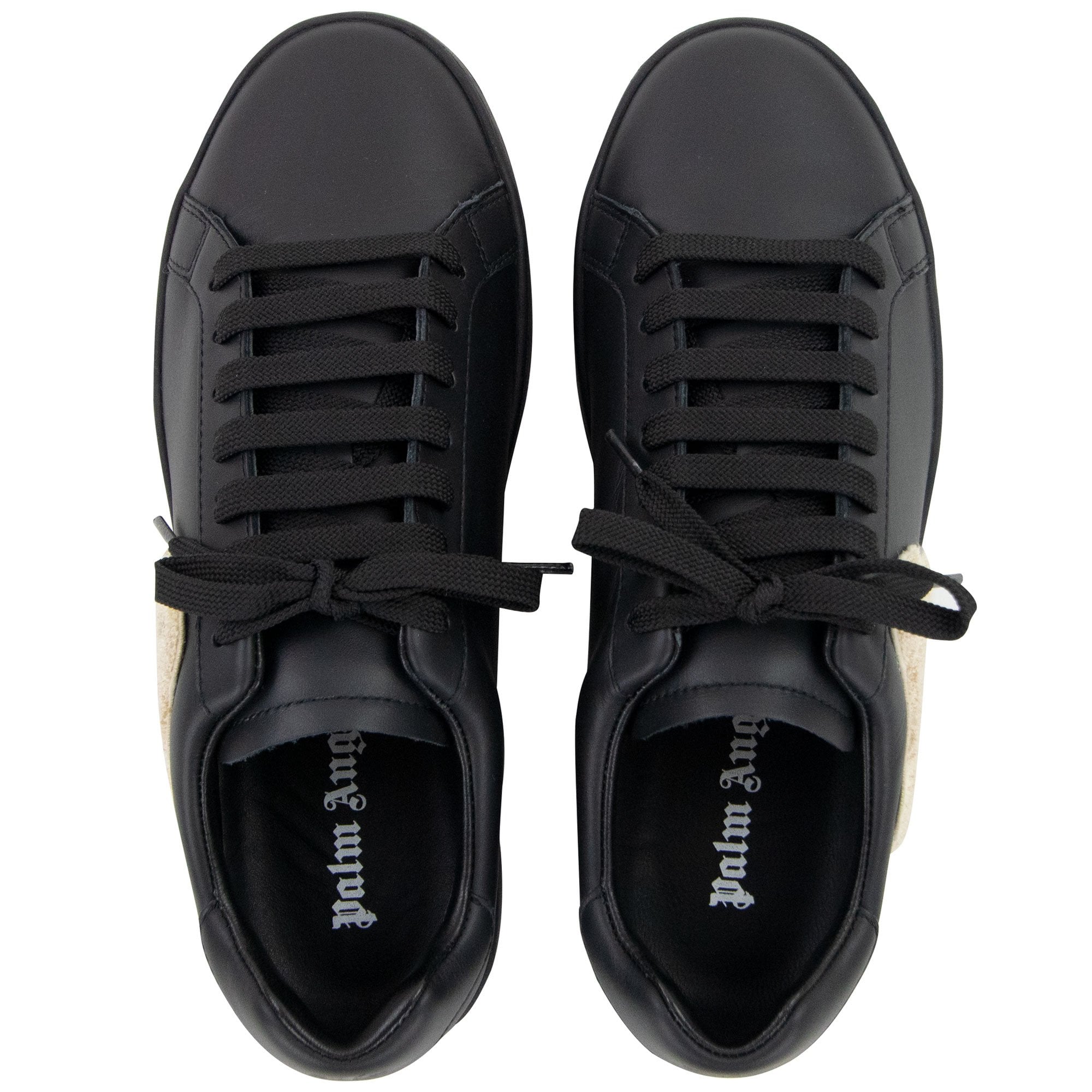 Palm Angels Teddy Bear Tennis Sneakers Black/brown