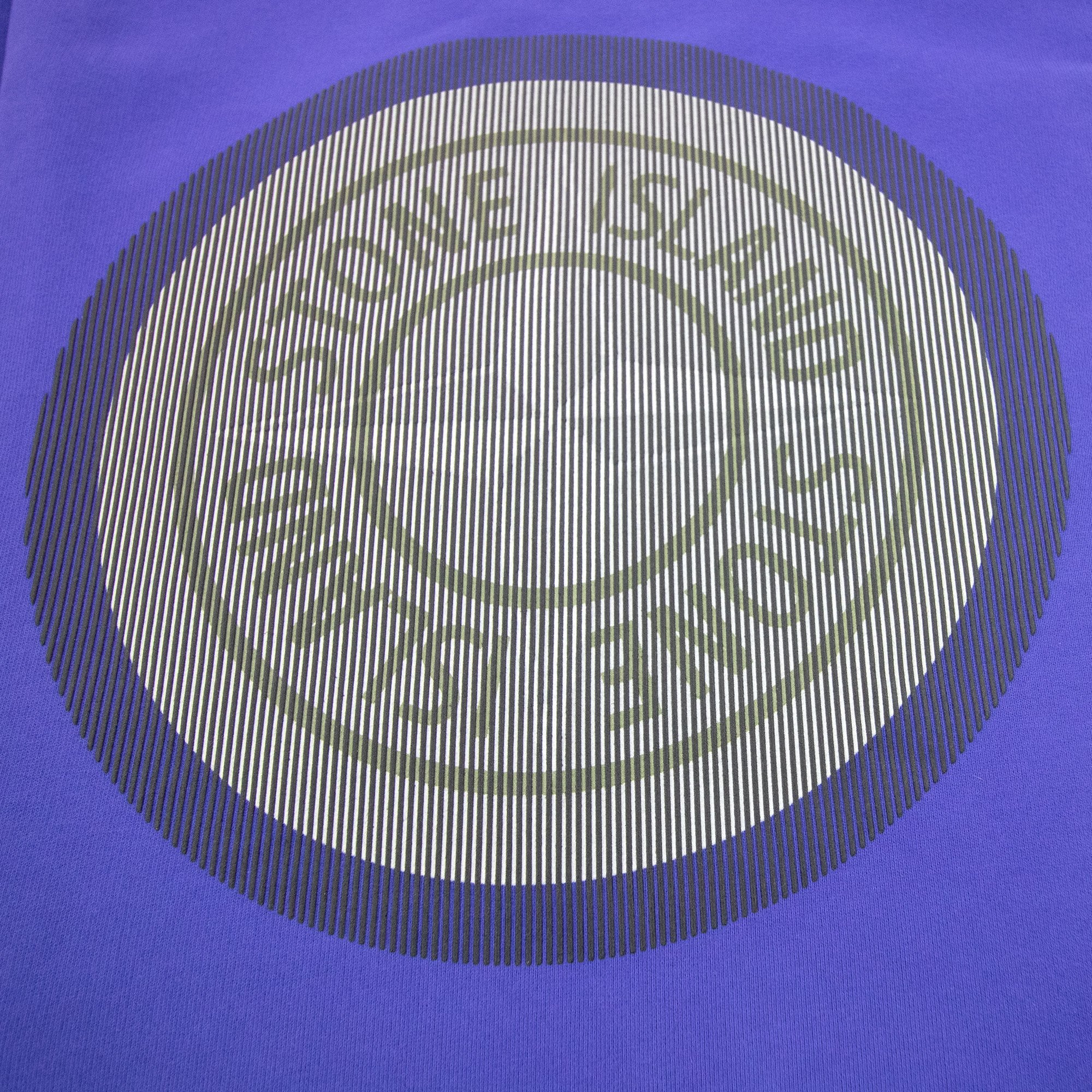 Stone Island 63086 Brushed Cotton Fleecelenticular One Print Purple V0043