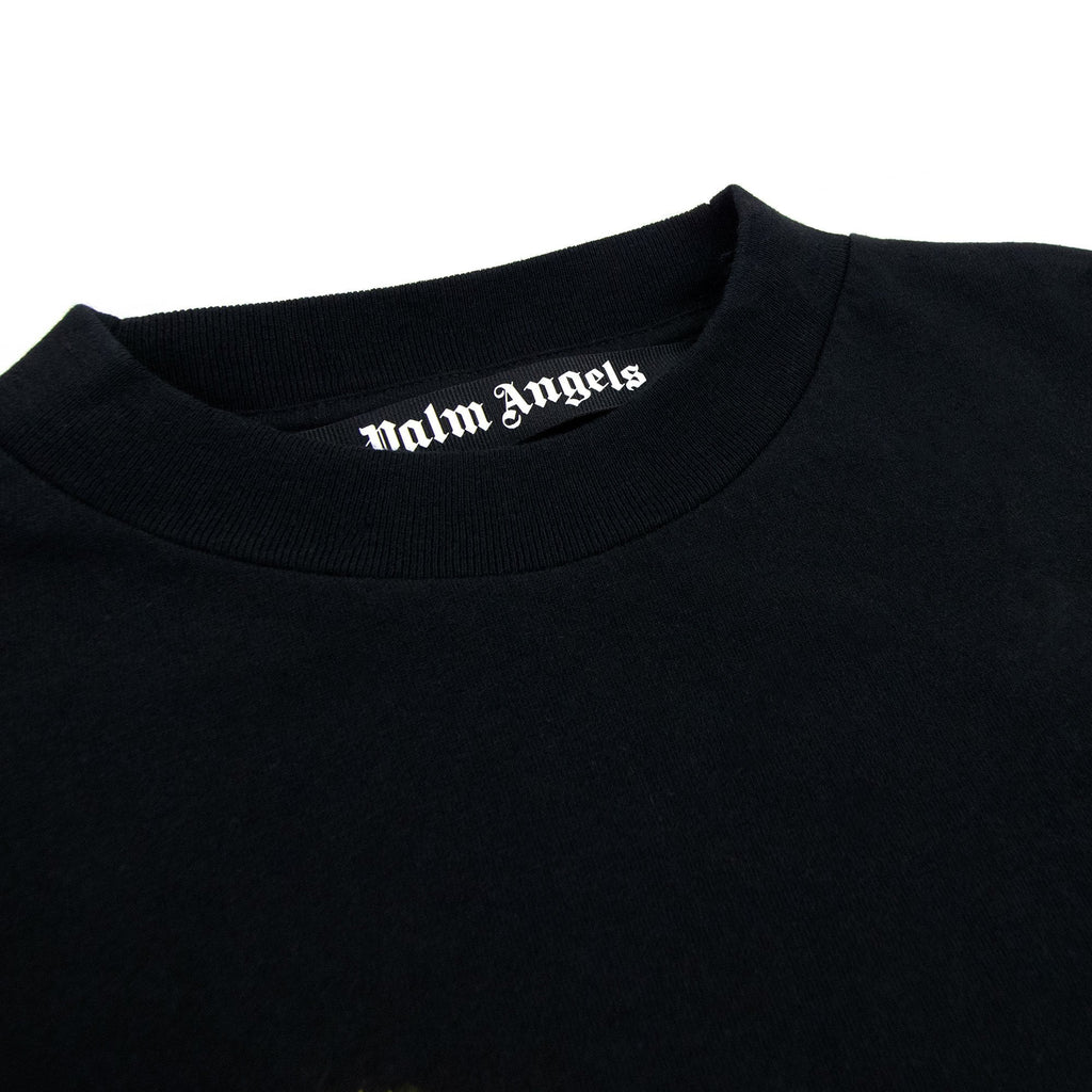 Palm Angels Dubai Heart Sprayed T Shirt Black/yellow