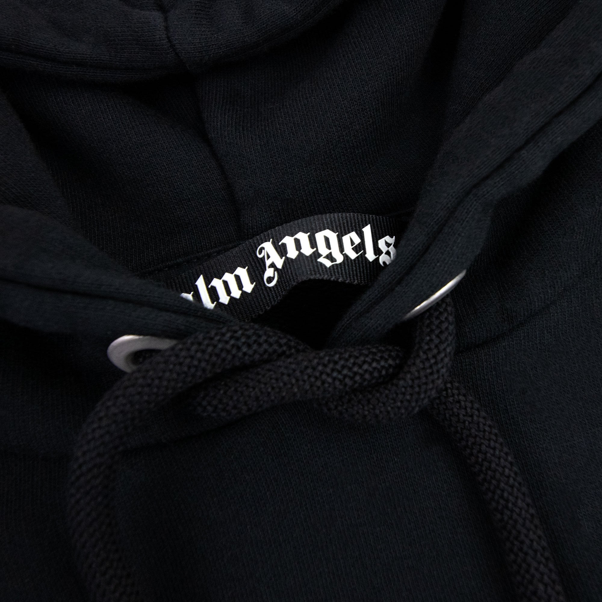 Palm Angels Aspen Heart Sprayed Hoody Black/purple