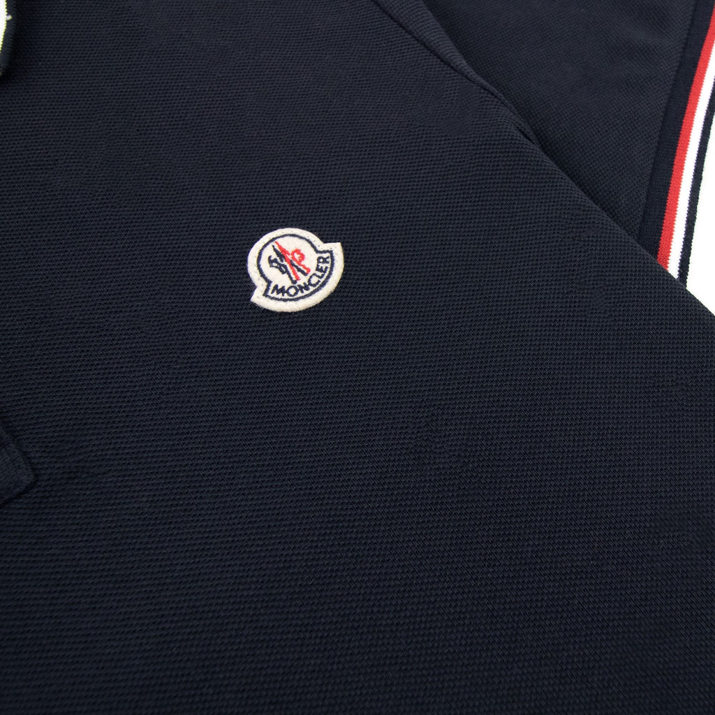 Moncler Maglia Polo Manica Corta Navy 773