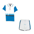 Armani Jeans Polo & Bermuda Shorts Set Turchese