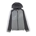 Armani Junior Eagle Logo Tracksuit Melange Grigio