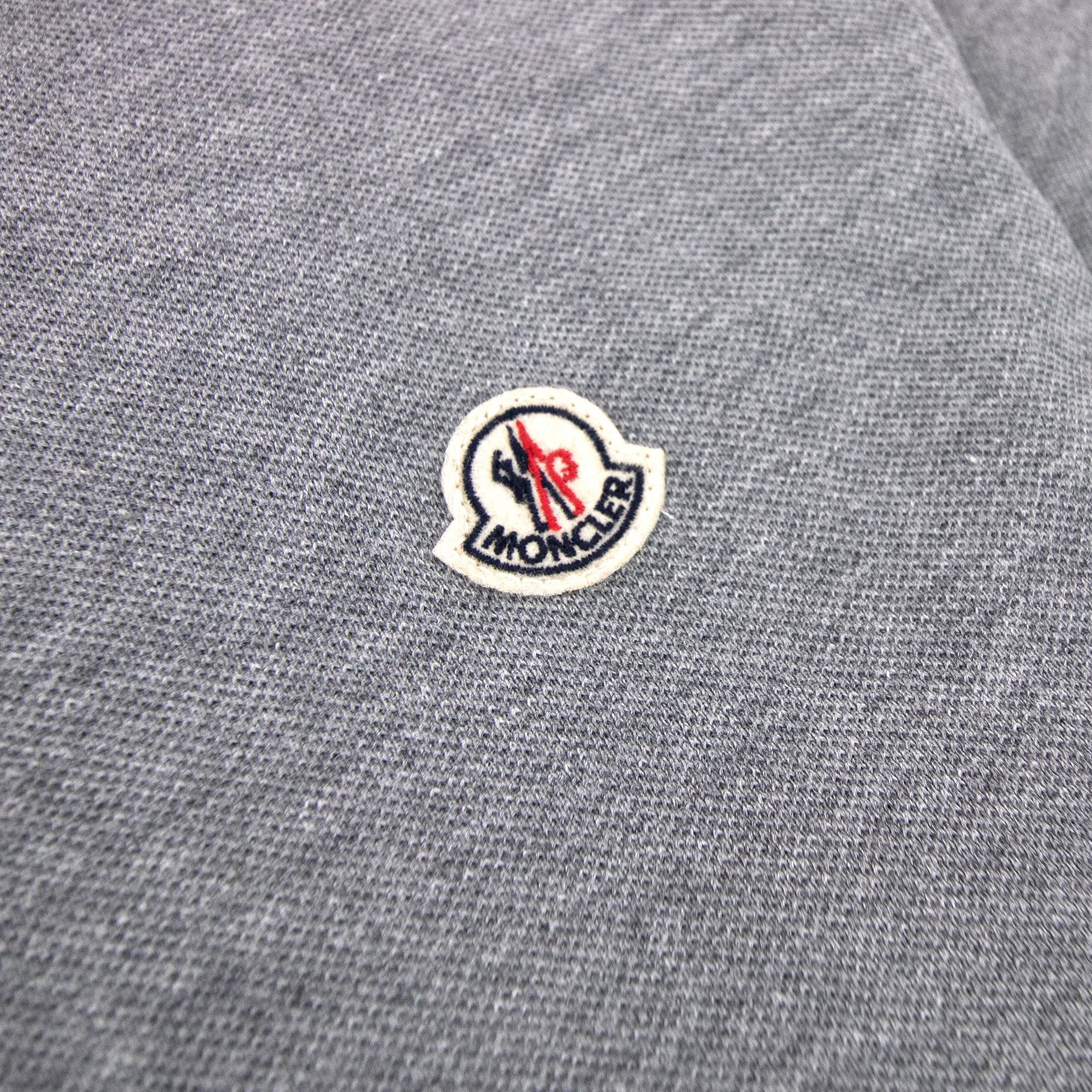 Moncler Maglia Polo Manica Corta Grey 984