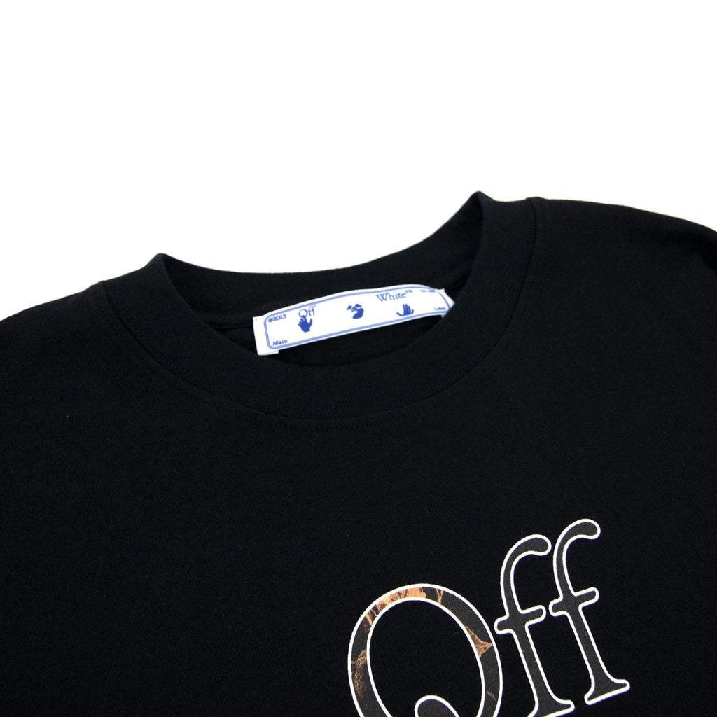 Off White Carav Hand S/s T Shirt Black Multi