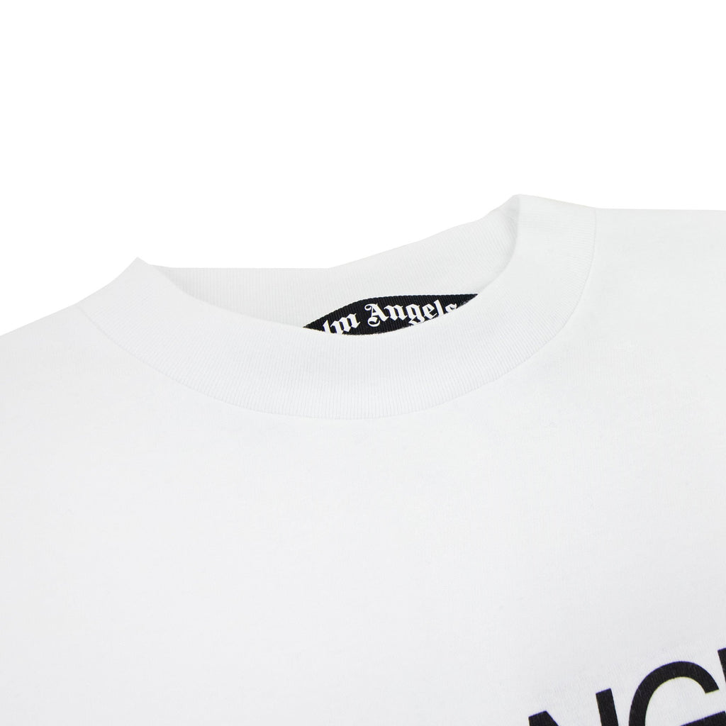 Palm Angels Racing Star T Shirt White/black