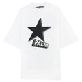 Palm Angels Rockstar Over Reglan T Shirt White/black