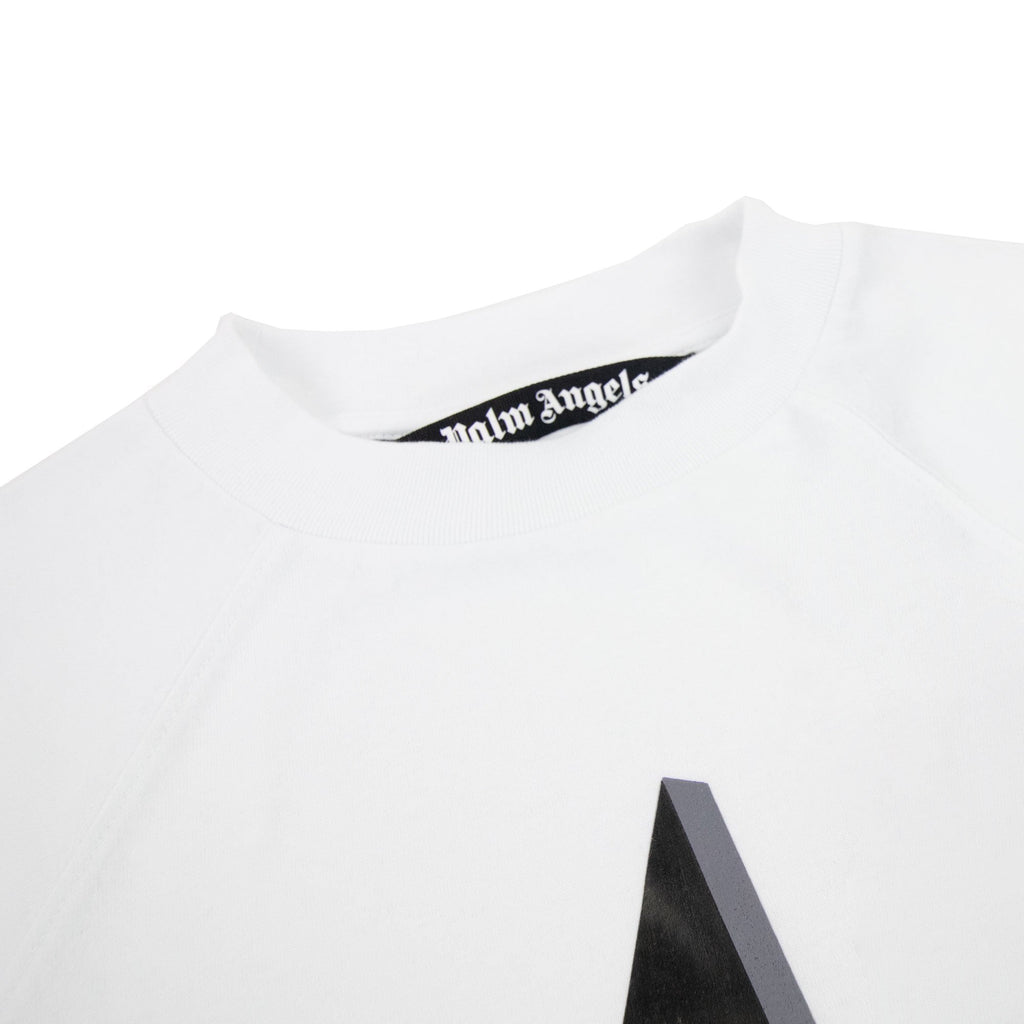 Palm Angels Rockstar Over Reglan T Shirt White/black