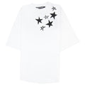 Palm Angels Shooting Stars Overlogo T Shirt White/black