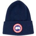 Canada Goose Arctic Disc Ribbed Beanie Navy Heather