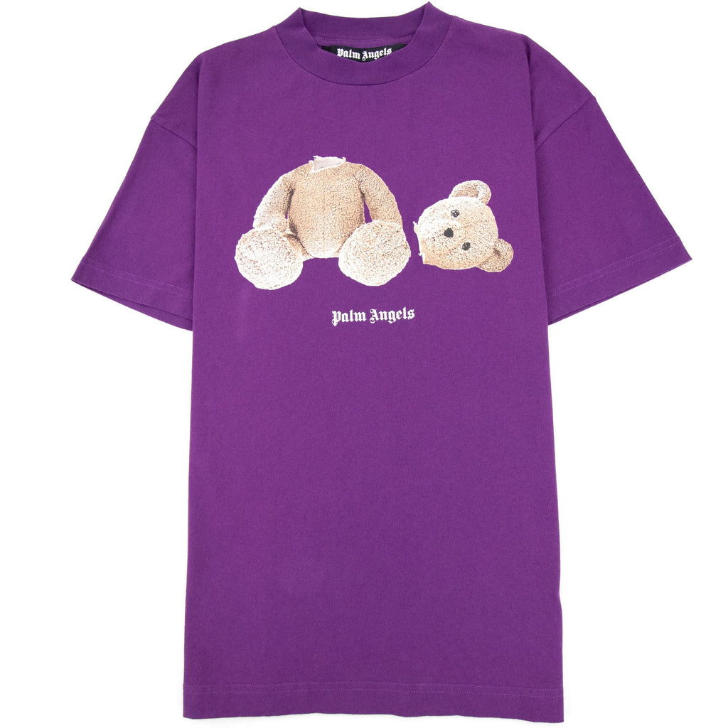 Palm Angels Ice Bear Logo T Shirt Purple/brown
