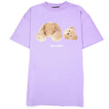Palm Angels Ice Bear Logo T Shirt Lilac/brown