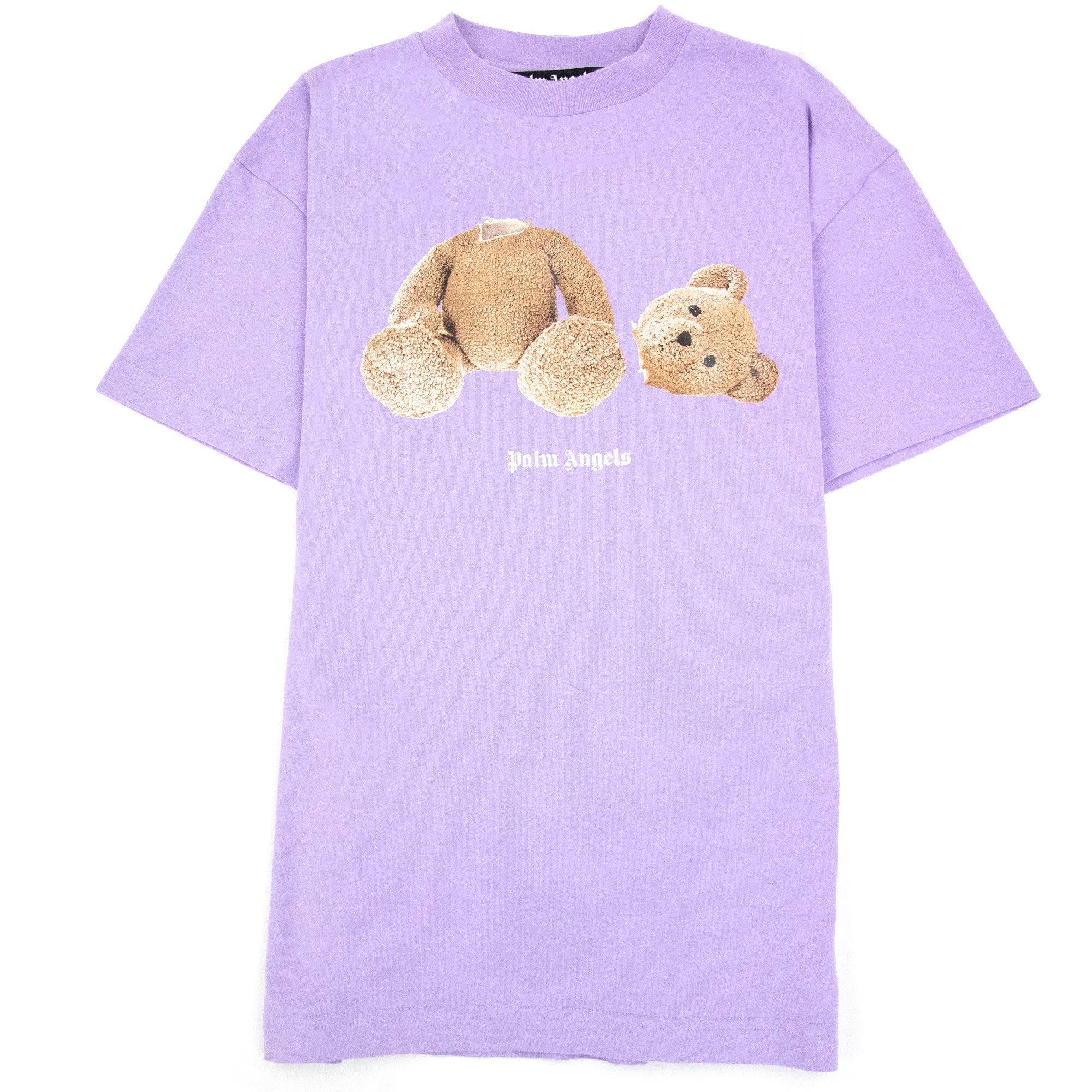 Palm Angels Ice Bear Logo T Shirt Lilac/brown