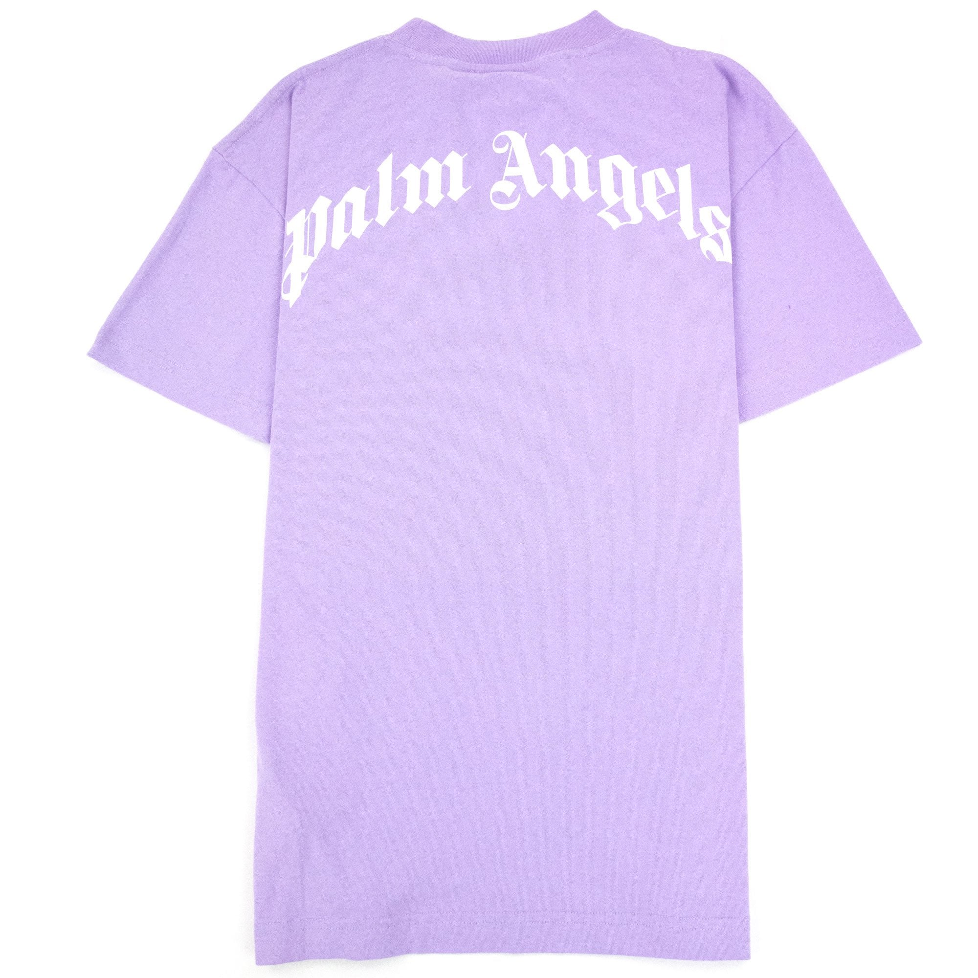 Palm Angels Ice Bear Logo T Shirt Lilac/brown