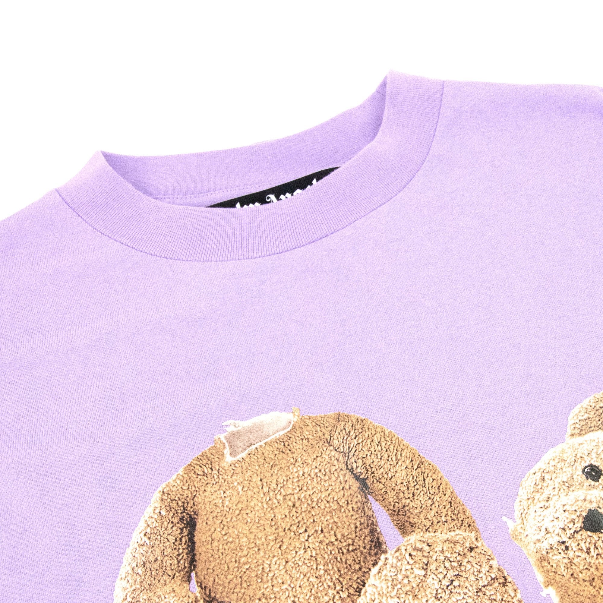 Palm Angels Ice Bear Logo T Shirt Lilac/brown