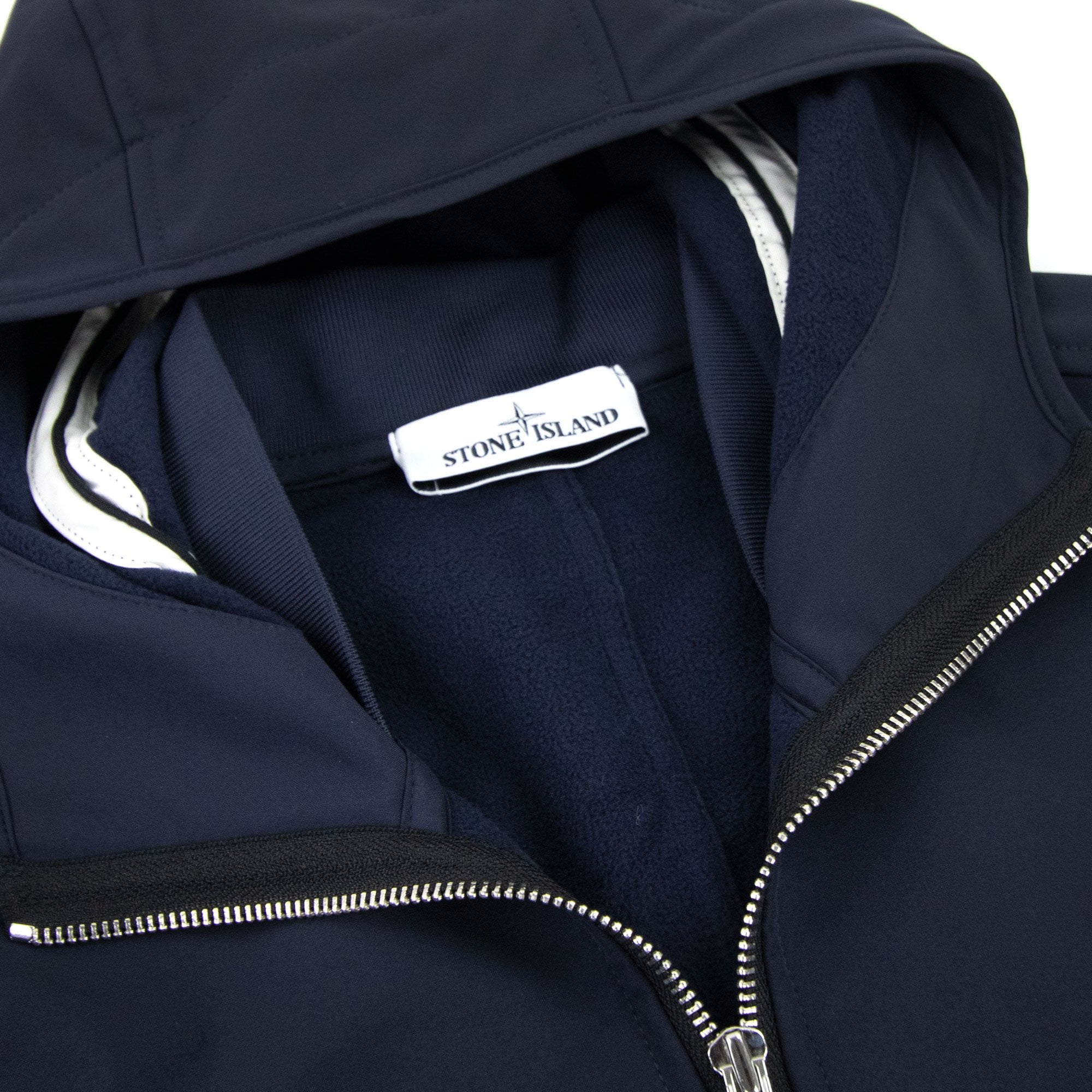 Stone Island Q0122 Soft Shell-R Coat Navy – Onu