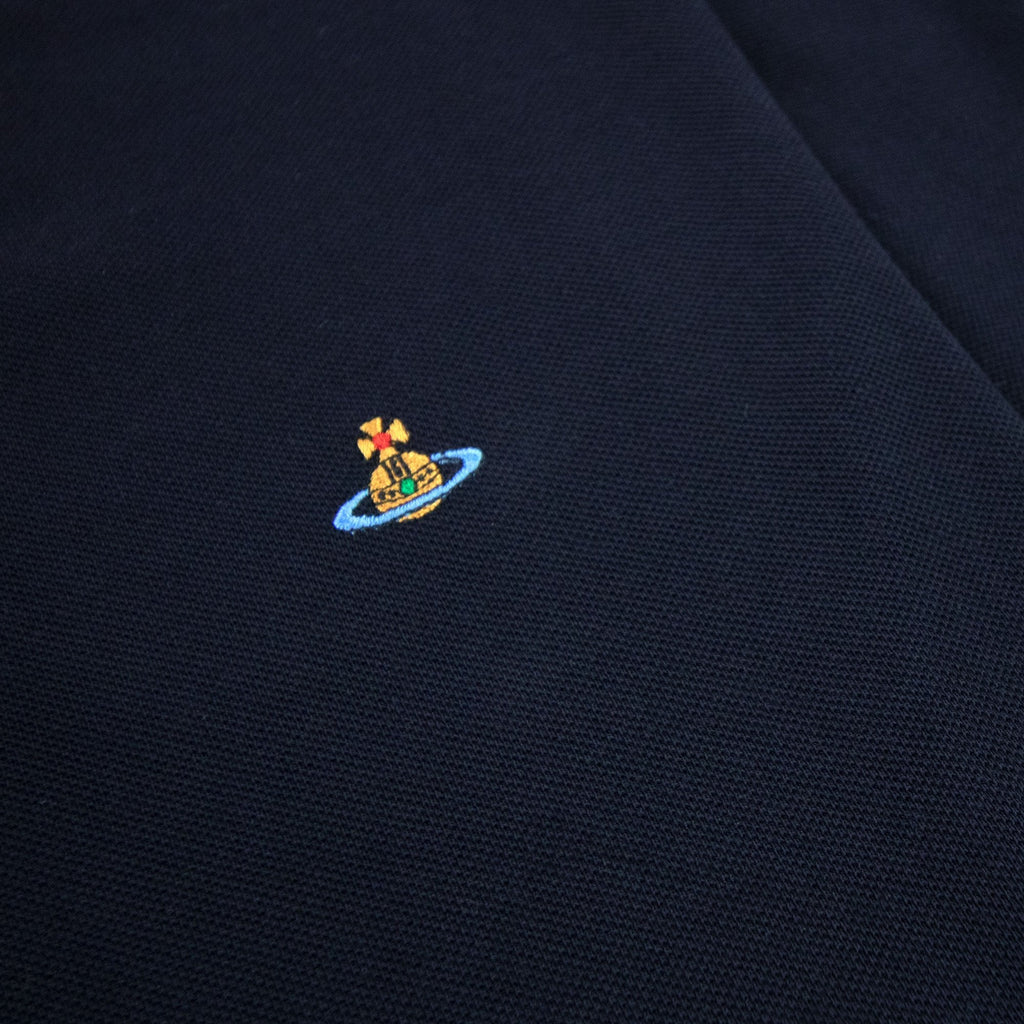 Vivienne Westwood Classic Polo Stripe Collar Navy