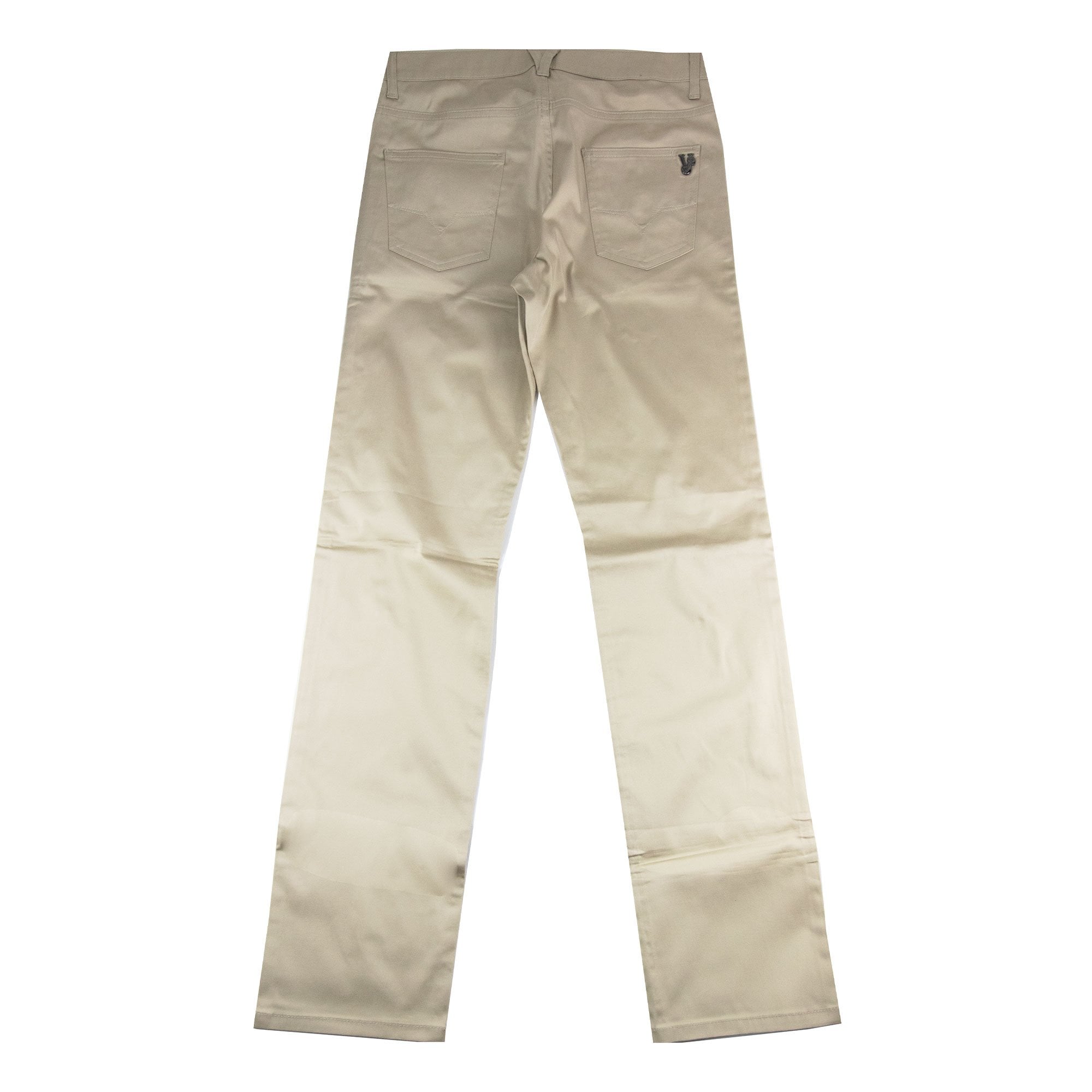 Versace Jeans Metal Logo Tiger Pocket Chinos Beige