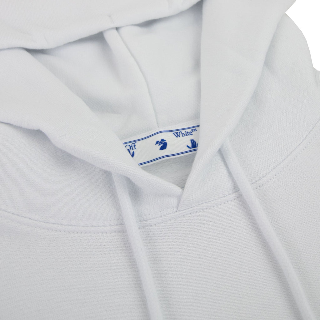 Off White Degrade Arrow Slim Hoodie White Multi