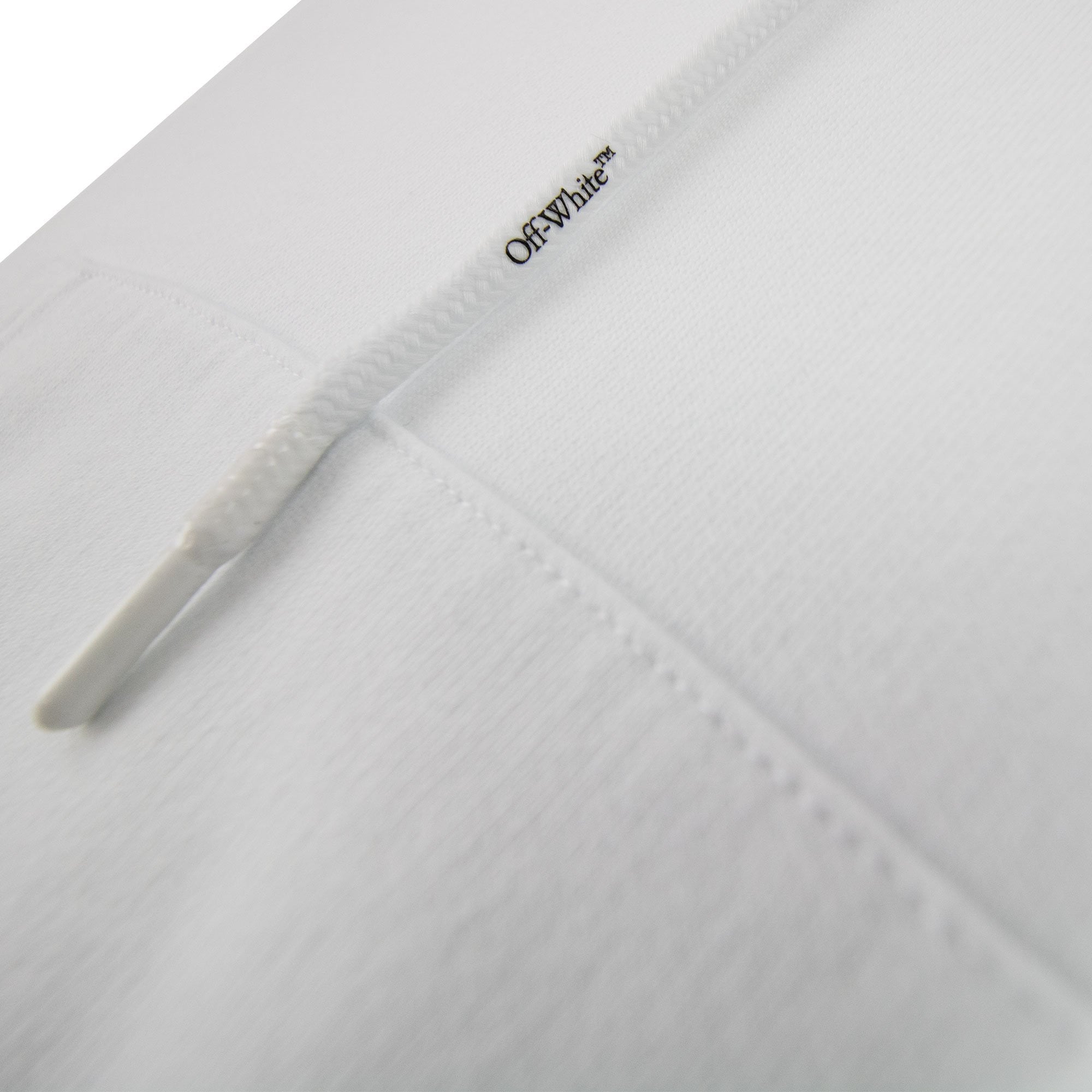 Off White Degrade Arrow Slim Hoodie White Multi