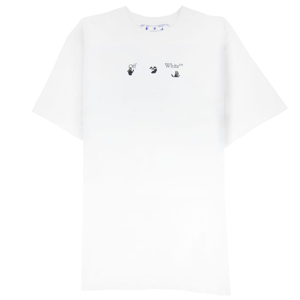 Off White Arrow Tree S/s Over T Shirt White Multi