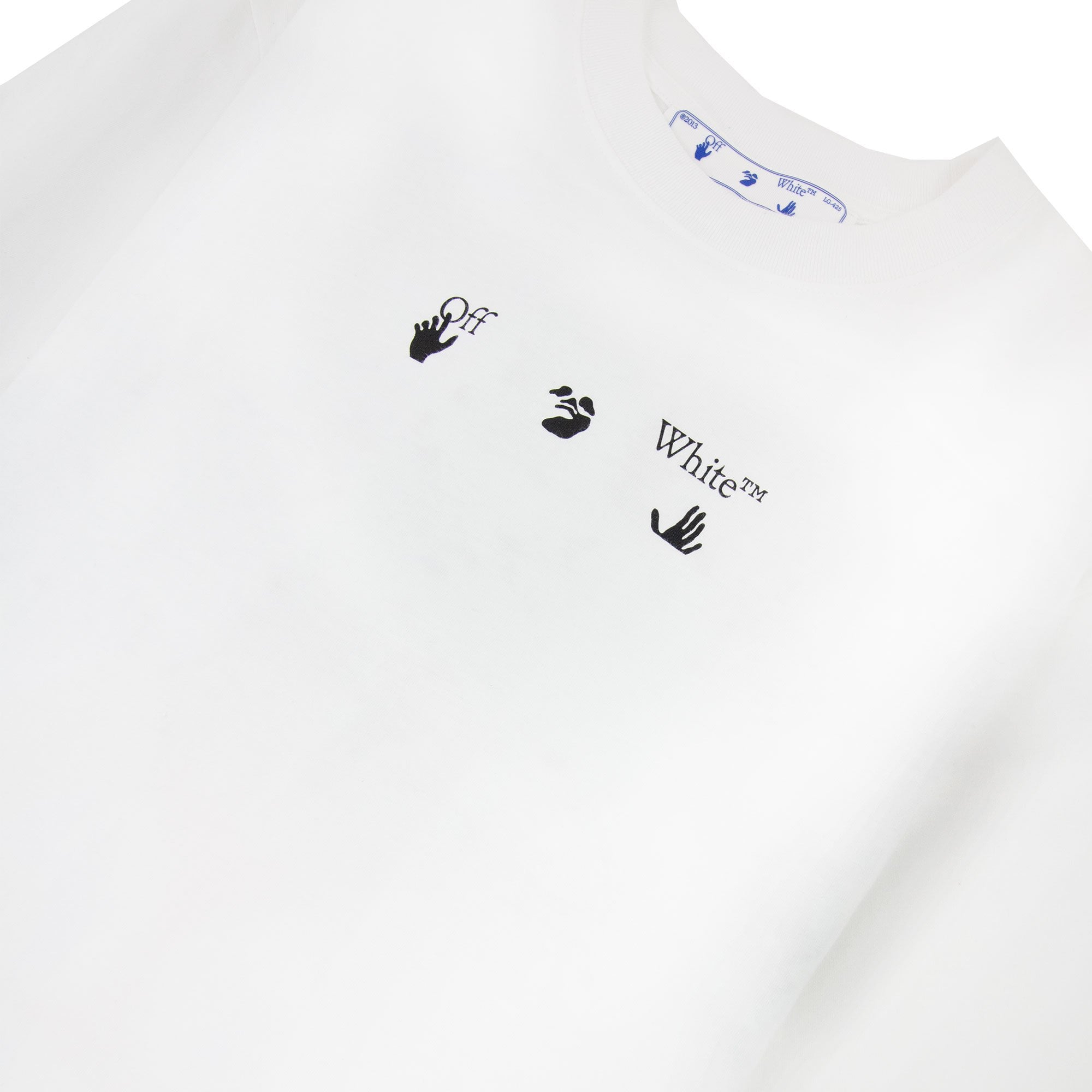Off White Arrow Tree S/s Over T Shirt White Multi
